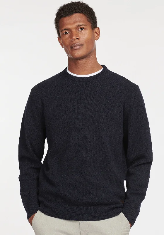 Barbour Men’s Patch Crew Neck Jumper, NavyCrewneckbreathable