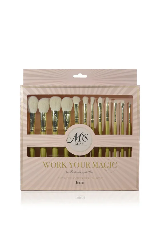 BPerfect x Mrs Glam Work Your Magic 12 Piece Brush Set