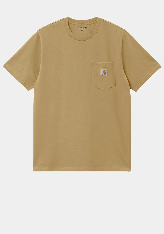 Carhartt WIP Pocket Crew Neck T-Shirt, AgateCrewneckshirt