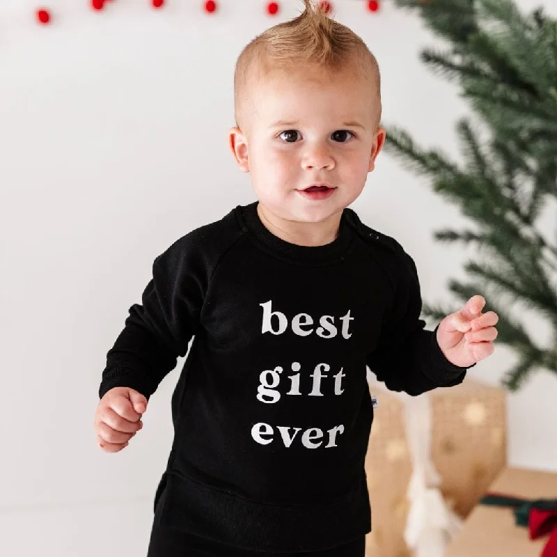 Best Gift Ever Crew Neck Sweatshirt- FINAL SALECrewneckquality