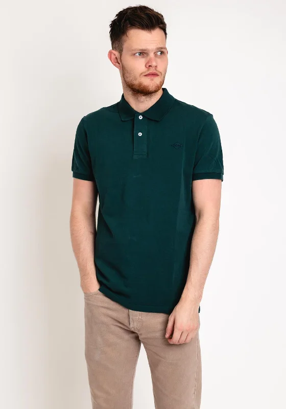 Sleeveless polo shirtXV Kings by Tommy Bowe Bangalow Diamond Logo Polo Shirt, Fern