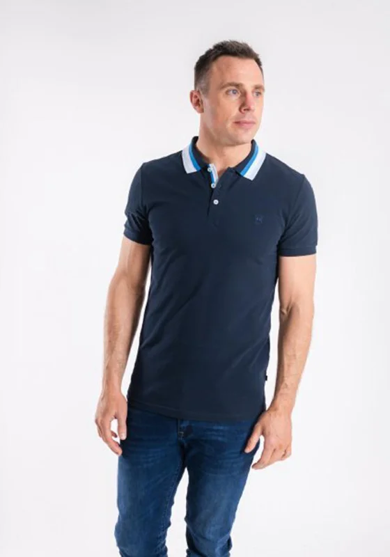 Petite polo shirtXV Kings by Tommy Bowe Springfield Polo Shirt, Deep Stripe