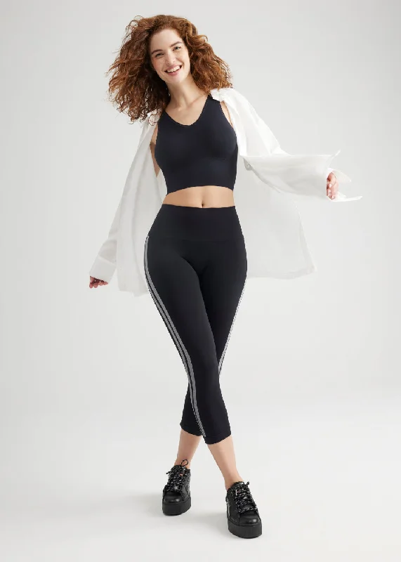 Morgan Seamless Cropped Capri Shaping LeggingCroptopknit