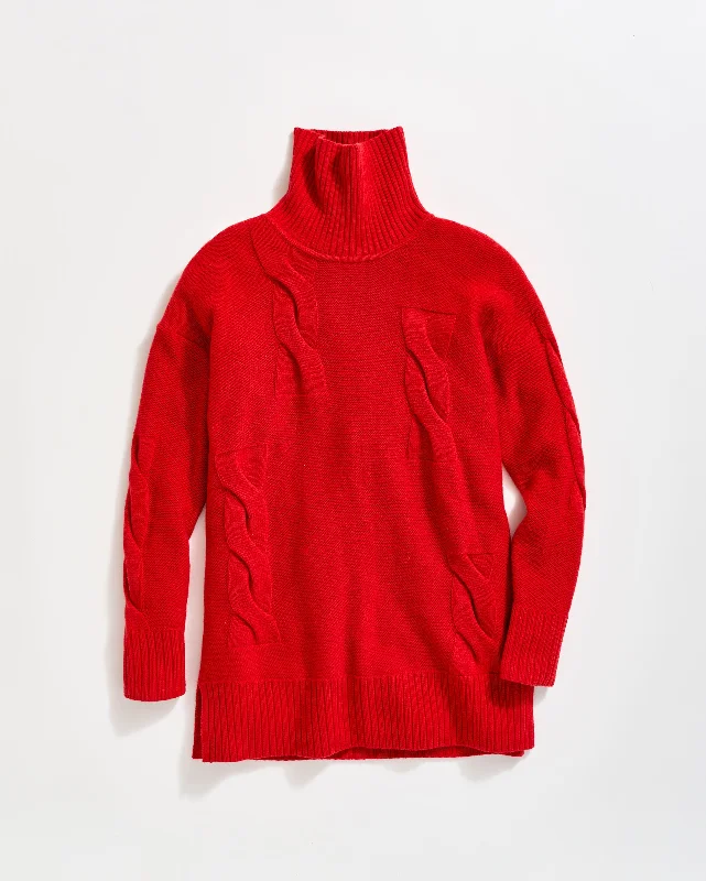 Fading Cable SweaterThermal Knit Tops