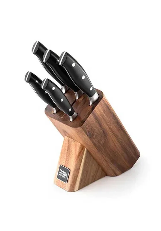 Taylor’s Eye Witness Kingston 5 Piece Knife Block Set, Black