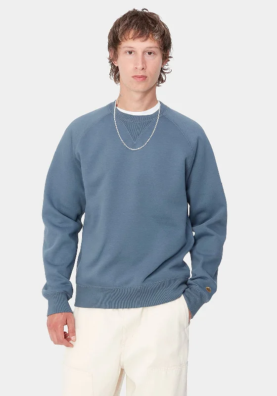 Carhartt WIP Chase Crew Neck Sweatshirt, PositanoCrewnecksmart