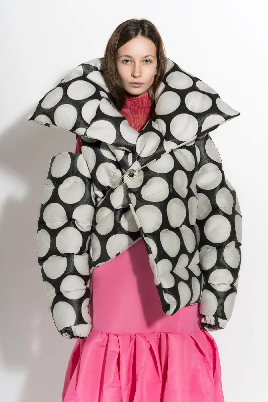 Button-Up JacketsDOTS BROCADE M'A PUFFER JACKET