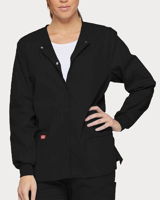 Logo JacketsDickies Medical Women's Round Neck Jacket