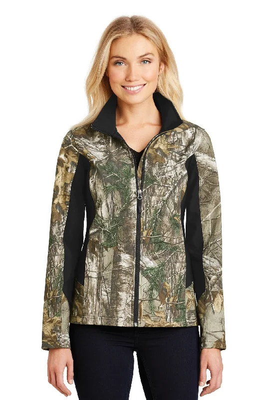 Cotton JacketsPort Authority Ladies Camouflage Colorblock Soft Shell. L318C