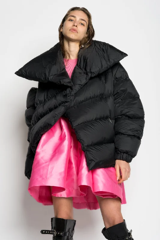 Pocketed JacketsBLACK M'A PUFFER JACKET