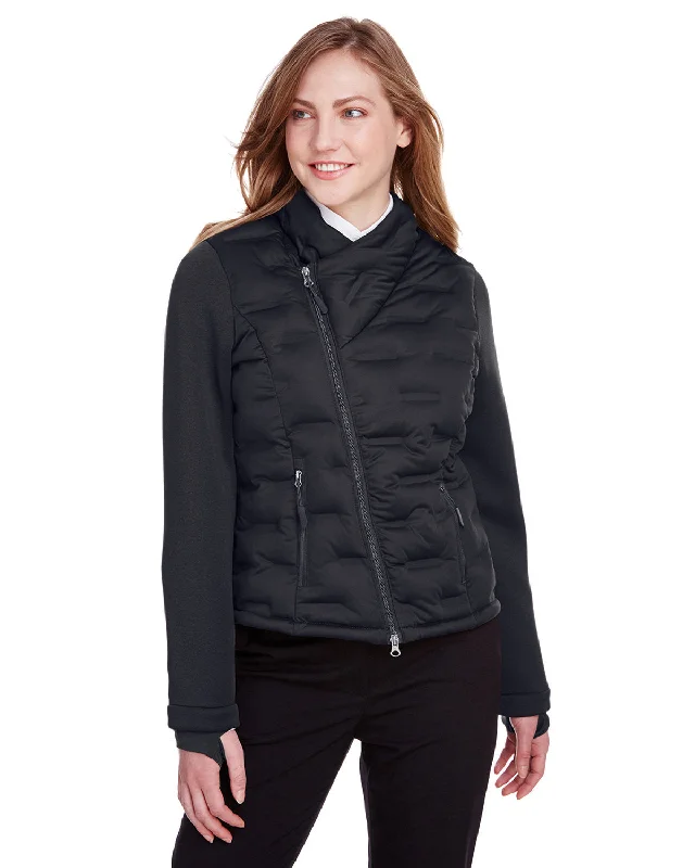 Wool JacketsNorth End Ladies' Loft Pioneer Hybrid Bomber Jacket