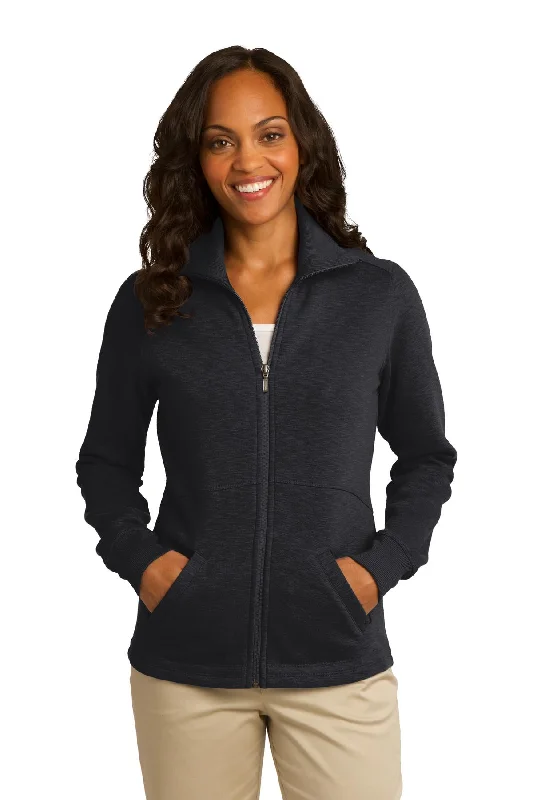 Fleece JacketsPort Authority Women's Slub Fleece Full-Zip Jacket. L293