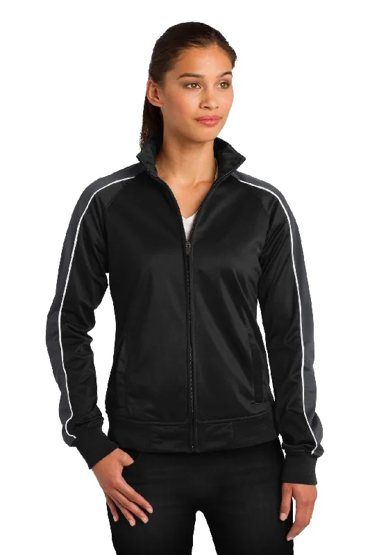 Cashmere JacketsSport-Tek Ladies Piped Tricot Track Jacket. LST92