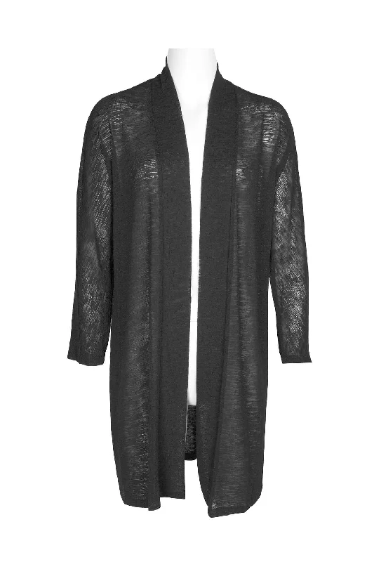 Designer JacketsKasper Open Front Dolman Sleeve Duster Onion Skin Jacket