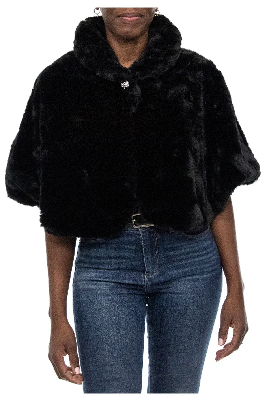 Casual JacketsNina Leonard Faux Fur Jacket