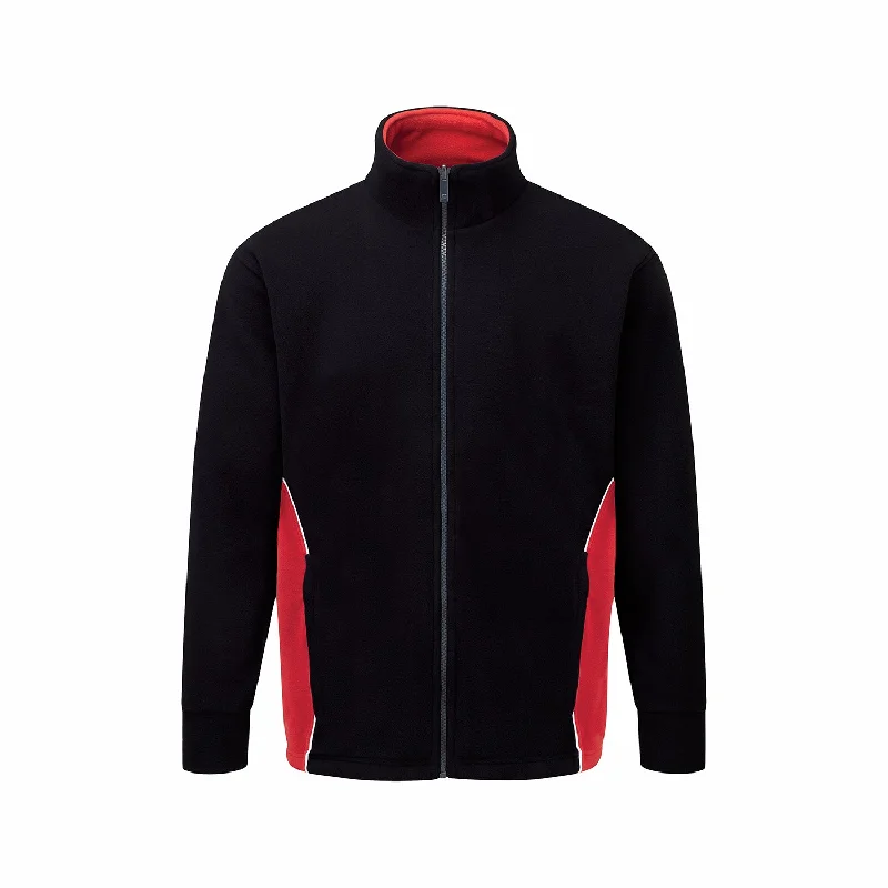 Track JacketsSilverswift Fleece | Black - Red