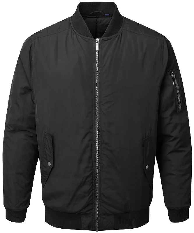 Reflective JacketsMens padded bomber | Black