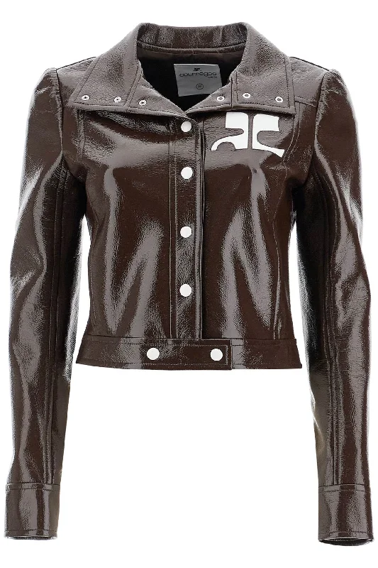 Travel JacketsCourreges Women's Re-Edition Vinyl Effect Jacket