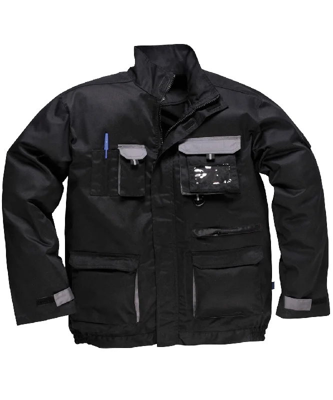 Down JacketsPortwest Texo contrast jacket (TX10) | Black/Grey