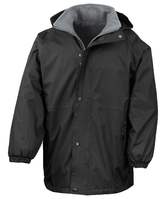 WindbreakersJunior/youth reversible StormDri 4000 jacket | Black/Grey