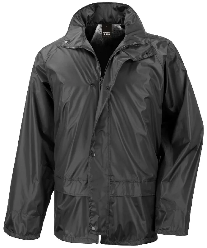 Zippered JacketsCore rain jacket | Black