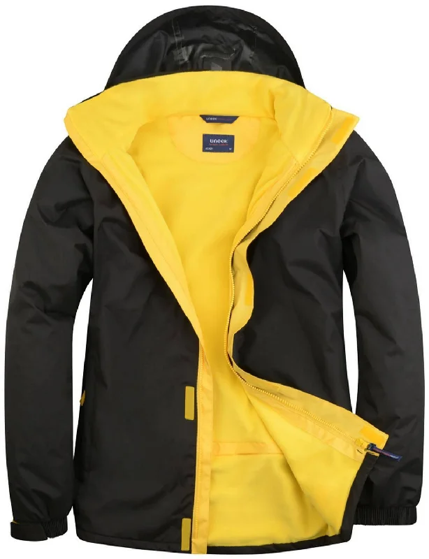 Field JacketsDeluxe Outdoor Jacket | Black/Submarine Yellow