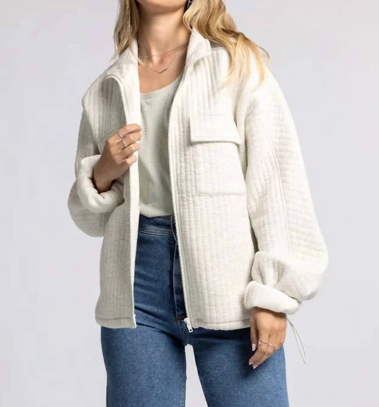 Artist JacketsZia Jacket In Ivory Heather